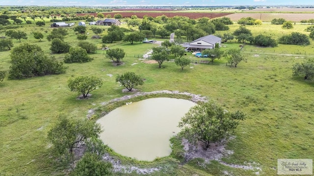 25096 Rabb Rd, La Feria, TX 78559 - aerial view of sparsely populated area featuring a nearby body of water