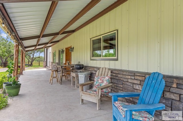 25096 Rabb Rd, La Feria, TX 78559 - view of patio featuring outdoor dining area