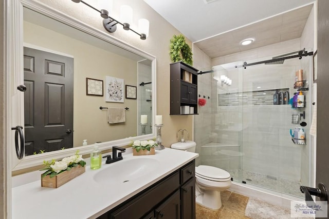 313 Scarlett Cir, Harlingen, TX 78552 - bathroom with vanity and a stall shower