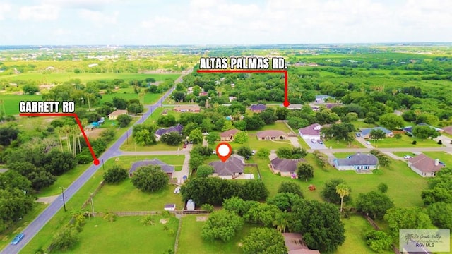313 Scarlett Cir, Harlingen, TX 78552 - aerial view