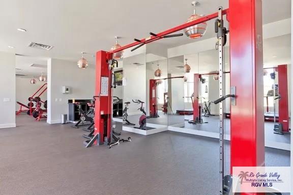 view of exercise room