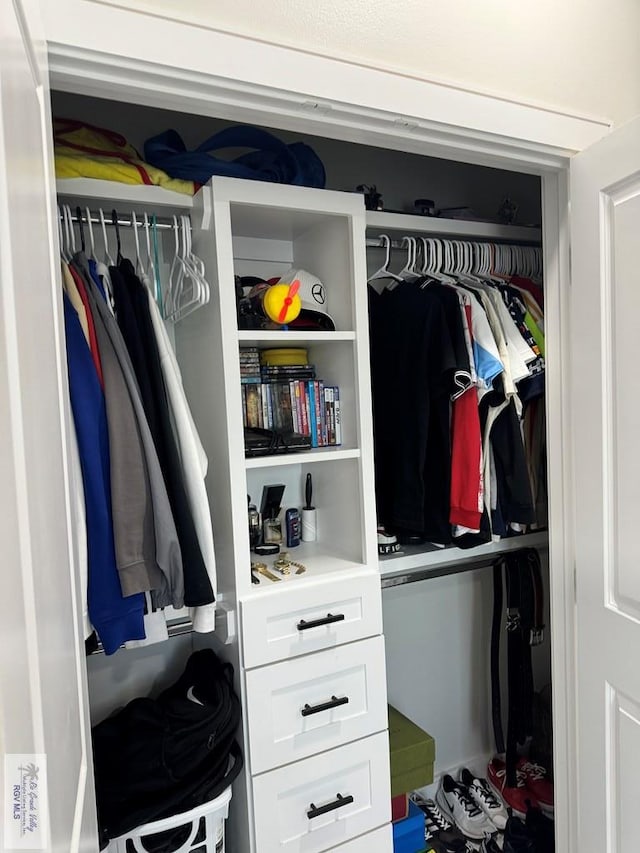 view of closet