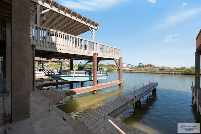 1302 Harbor Island Dr, Port Isabel, TX 78526 - dock with a water view