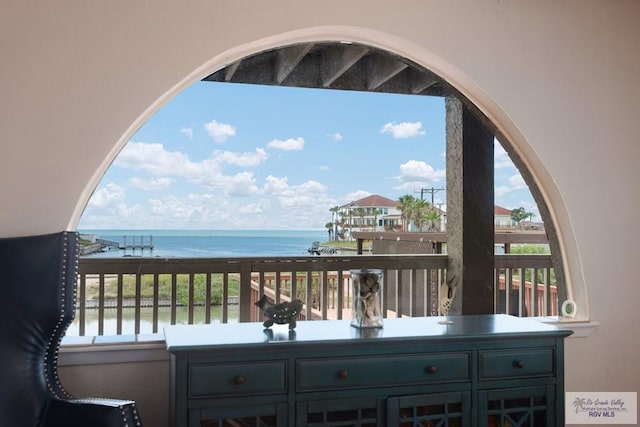 1302 Harbor Island Dr, Port Isabel, TX 78526 - balcony with a water view
