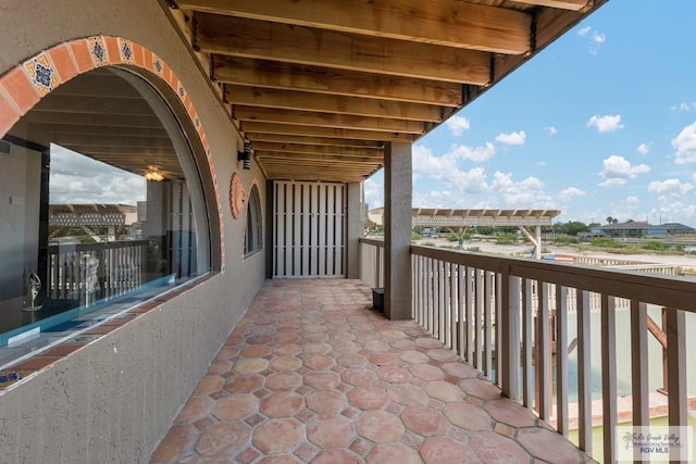 1302 Harbor Island Dr, Port Isabel, TX 78526 - view of balcony