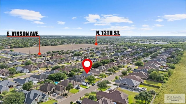 1730 Christian Cir, Harlingen, TX 78550 - aerial perspective of suburban area