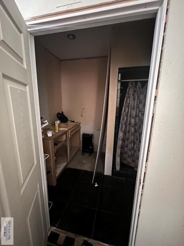 bathroom featuring tile patterned floors