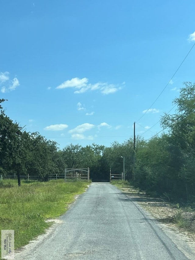 view of road