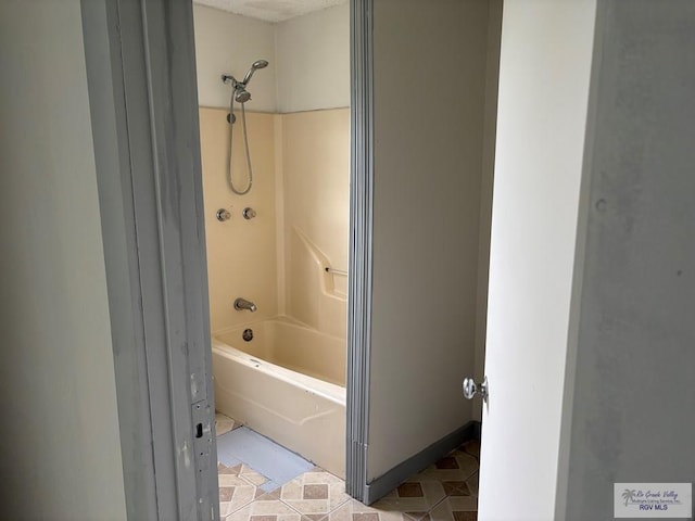 full bathroom with shower / bath combination