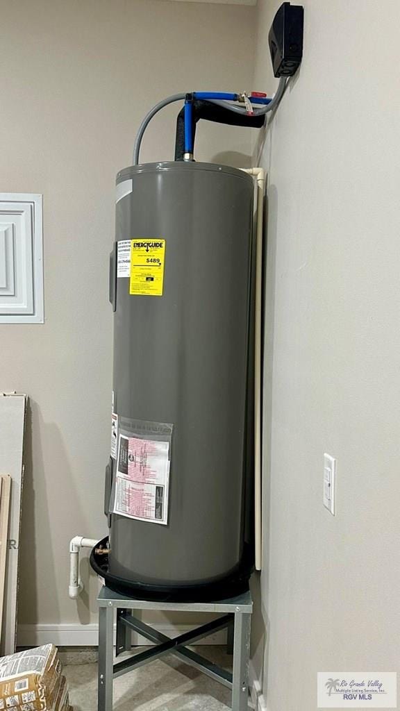 utilities featuring water heater