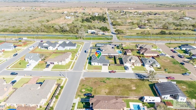 drone / aerial view featuring a residential view