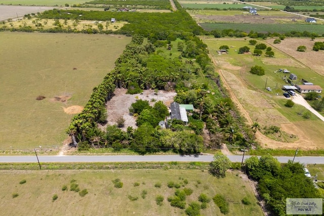 38639 Centerline Rd, Los Fresnos, TX 78566 - aerial view of property and surrounding area featuring rural landscape and extensive farmland