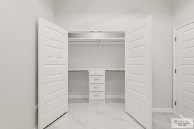 view of closet