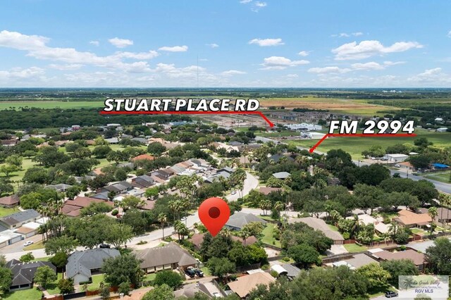 1808 E Palm Valley Dr, Harlingen, TX 78552 - aerial perspective of suburban area