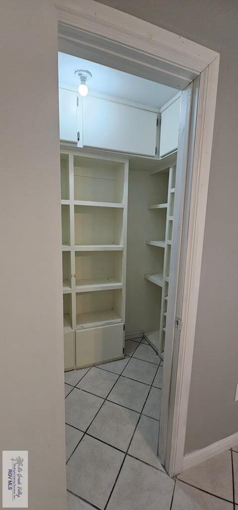 view of pantry