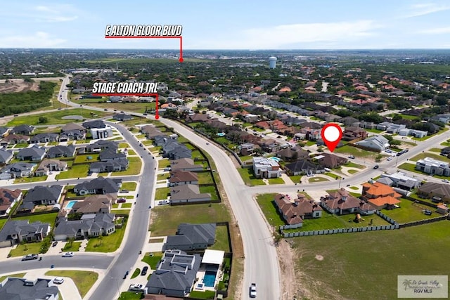 5662 Rustic Manor Dr, Brownsville, TX 78526 - aerial overview of property's location with nearby suburban area