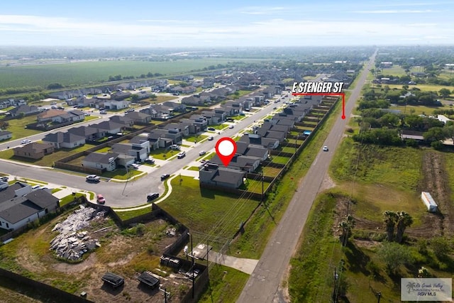 269 Cameo Dr, San Benito, TX 78586 - aerial overview of property's location with nearby suburban area