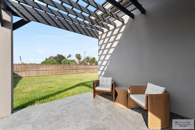 269 Cameo Dr, San Benito, TX 78586 - view of patio / terrace featuring a pergola