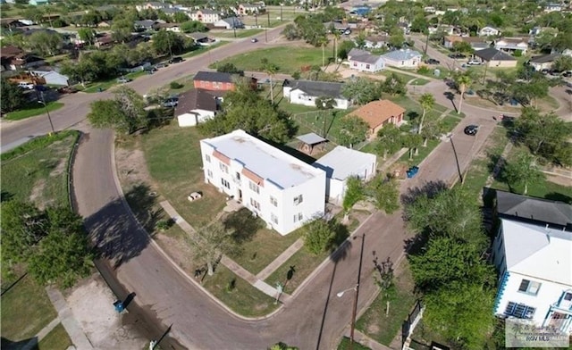 284 Corona Crescent Cir, San Benito, TX 78586 - aerial overview of property's location featuring nearby suburban area