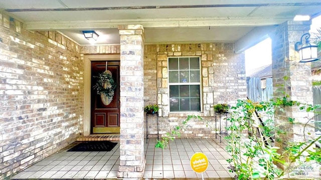2839 Regency Dr, Brownsville, TX 78526 - doorway to property featuring a porch