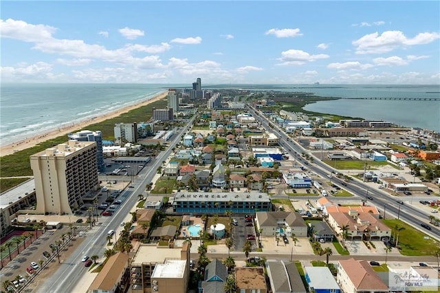 110 E Pompano St, South Padre Island, TX 78587 - drone / aerial view of extended coastline