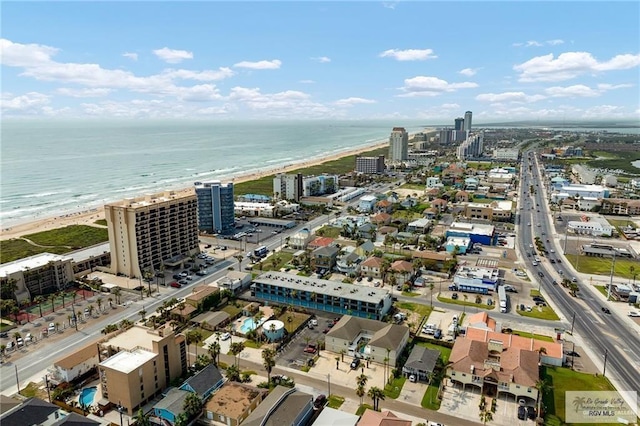 110 E Pompano St, South Padre Island, TX 78587 - view of urban area with waterfront with a beach