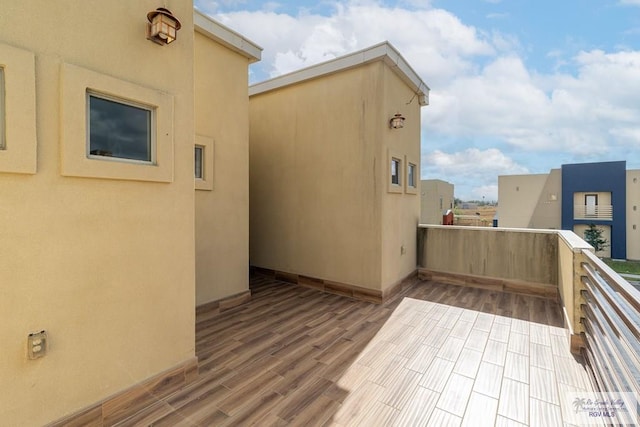 view of patio / terrace featuring a balcony