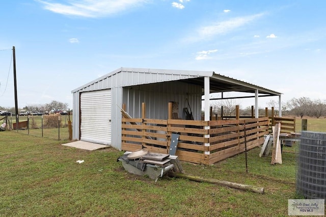 view of horse barn