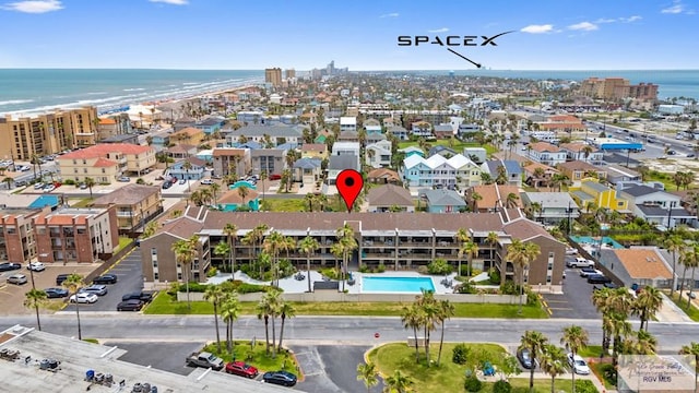 111 E Morningside Dr Unit 209, South Padre Island, TX 78597 - aerial view of a large body of water and a pool
