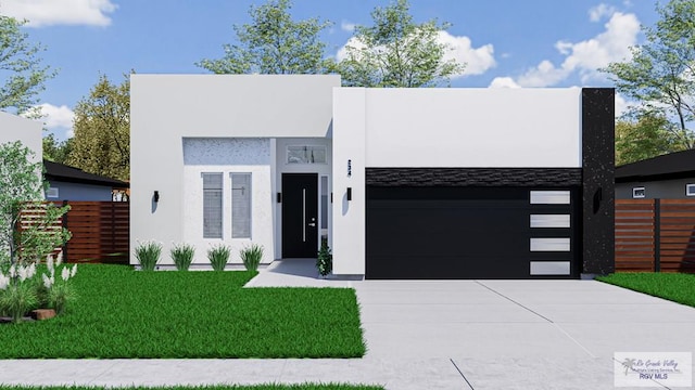 234 Cameo Dr, San Benito, TX 78586 - modern home with driveway and stucco siding