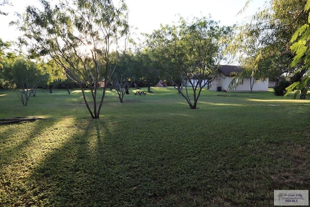 view of home's community featuring a lawn