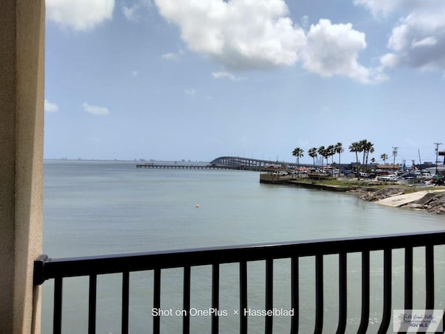 property view of water