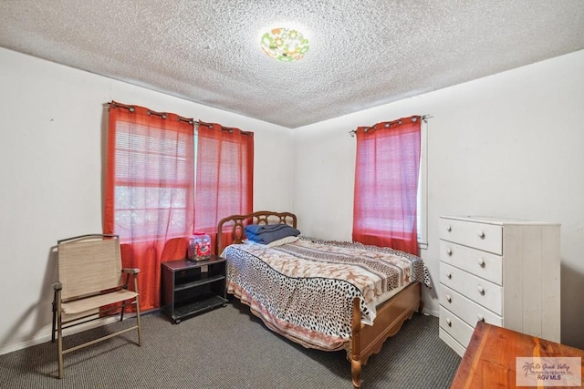 734 Billy Mitchell Blvd, Brownsville, TX 78521 - bedroom with carpet and a textured ceiling