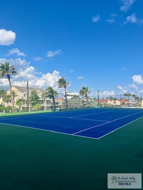 view of sport court featuring basketball court