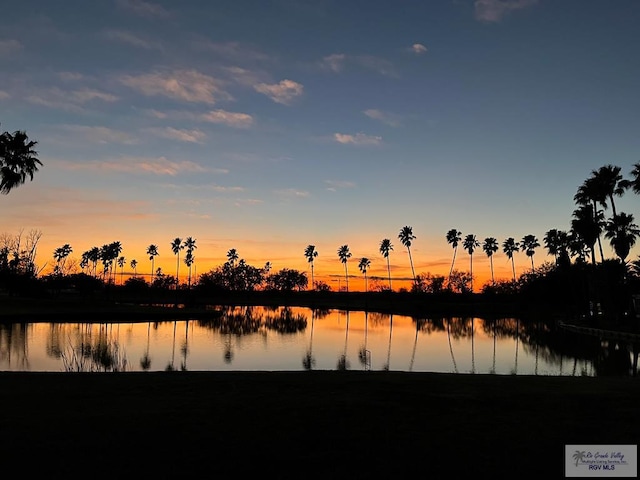 property view of water