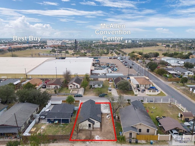 drone / aerial view featuring a residential view