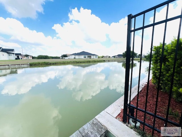 property view of water