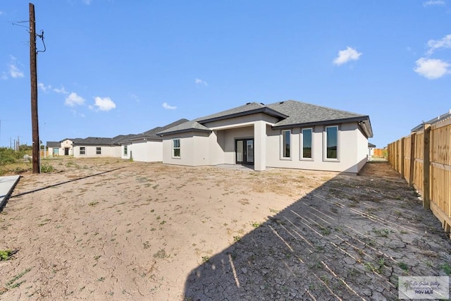 view of rear view of property