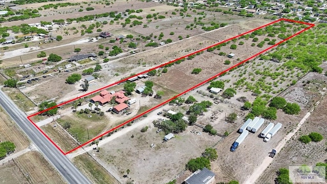 34390 Fm 732, San Benito, TX 78586 - drone / aerial view featuring a rural view