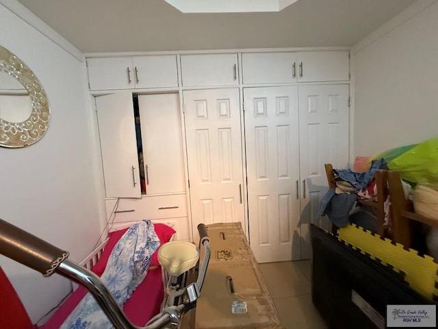 interior space featuring a closet