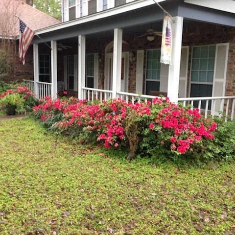 27 Thornhill Oaks Dr, Houston, TX 77015 - entrance to property with covered porch