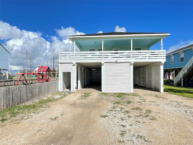 view of front of home