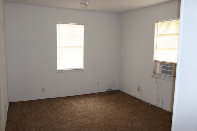 carpeted empty room featuring a healthy amount of sunlight