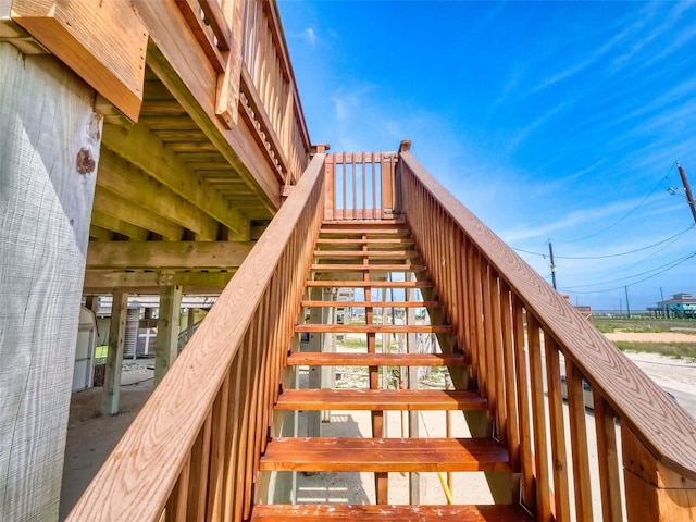 view of staircase