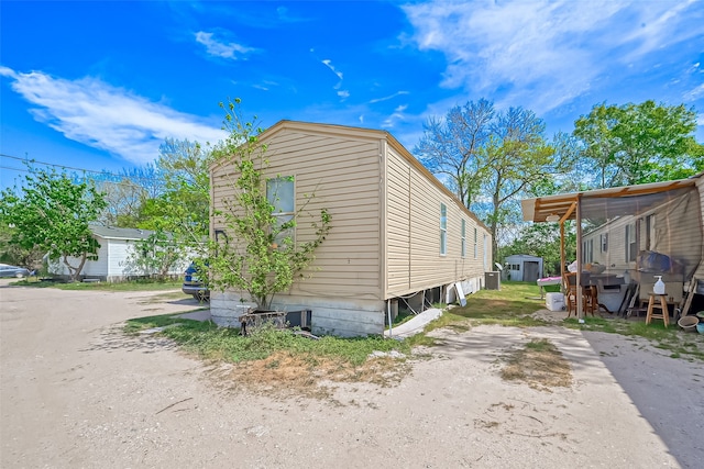 view of property exterior