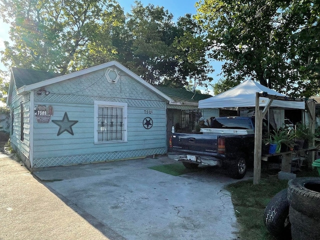 view of back of property