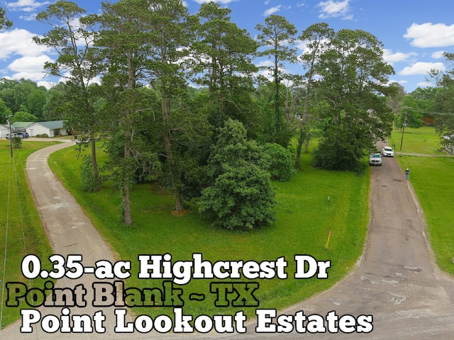 0.35-AC Highcrest Dr, Point Blank TX, 77364 land for sale