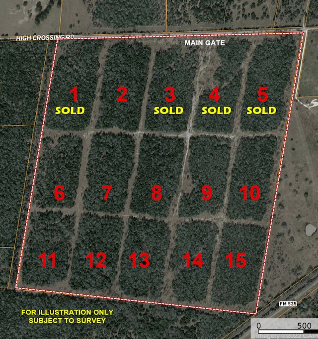 TBD High Crossing Rd Unit 8, Smithville, TX 78957