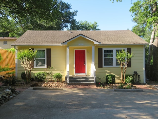 view of front of house