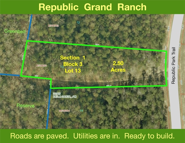 15529 Republic Park Trl, Willis TX, 77378 land for sale